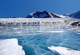 Blue ice on Lake Fryxell