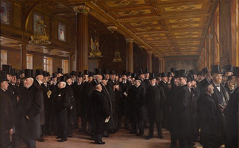 Peder Severin Krøyer Fra Københavns Børs (Copenhagen Stock exchange)