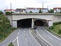 Einfahrt in den Ostwestfalentunnel