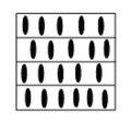 Smectic A LC phase - symbolic representation