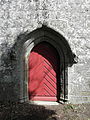 Chapelle Saint-Laurent : porte occidentale.