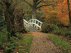 Bridge in Heremastate Park, Joure, Skarsterlân, Friesland