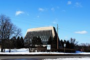 Temple Beth El, as seen from 14 mile road and Telegraph