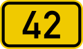 osmwiki:File:Bundesstraße 42 number.svg