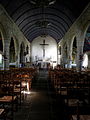 Église paroissiale Saint-Goulven : vue intérieure d'ensemble.