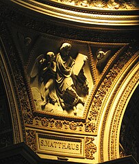 Detail of a relief inside the basilica