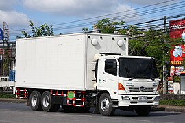 Compressed natural gas-powered trucks