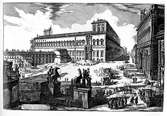 Quirinal, by Piranesi