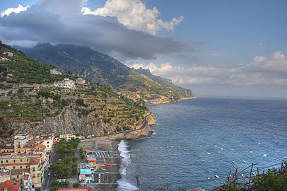 Amalfi coast at Minori