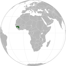 Mapa de Guinea