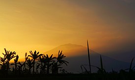 Dusk in indonesia