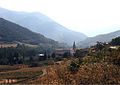 the cardena valley with san millan de yuso