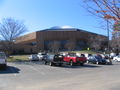 Dean E. Smith Center from a nearby parking lot