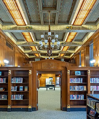 The Browsing Room at the Indiana State Library