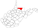 County distribution map.