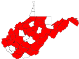 County distribution map.