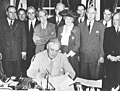 FDR signs the GI Bill of Rights