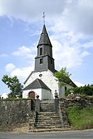 The St. Lawrence church (1680) in Our (Opont), Belgium.