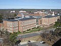 The School of Public Health viewed from the roof of the M.E. Jones building