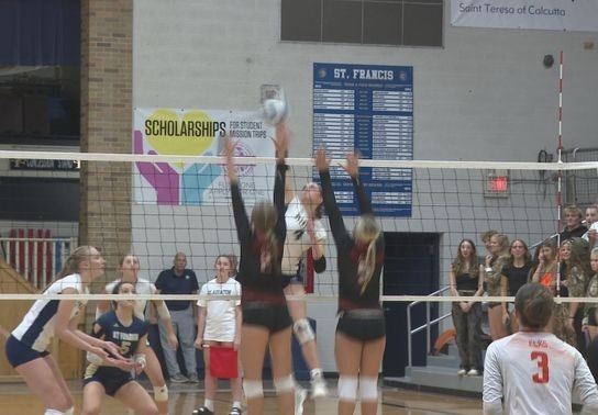 Image for story: TC St. Francis wins top ten meeting with Elk Rapids in volleyball