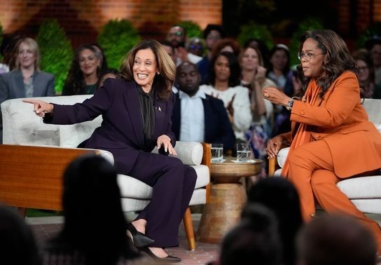 Image for story: Harris looks for boost from Oprah as part of digital-first media strategy