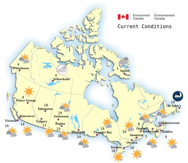 Map of Canada