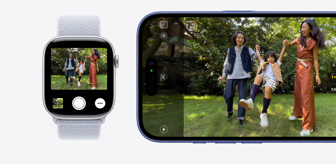 Localisation de précision sur une Apple Watch Series 10 montrant à quelle distance se trouve l’iPhone égaré.