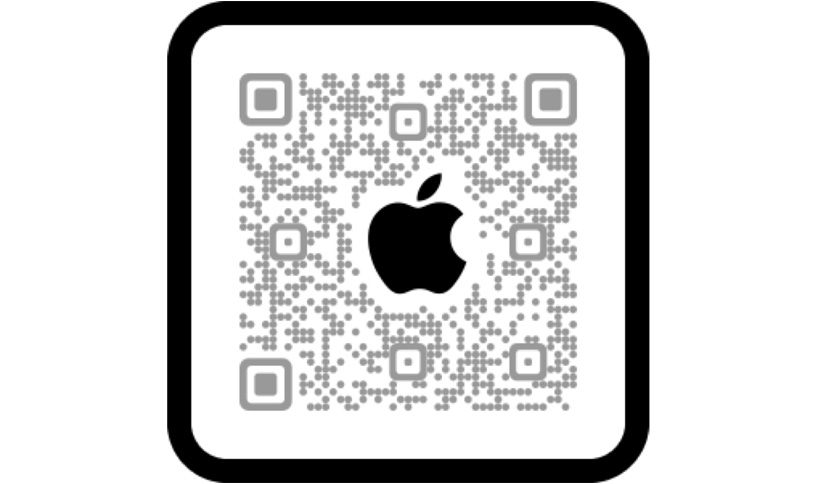 Zeskanuj kod QR, żeby rozpocząć zakupy w apce Apple Store.