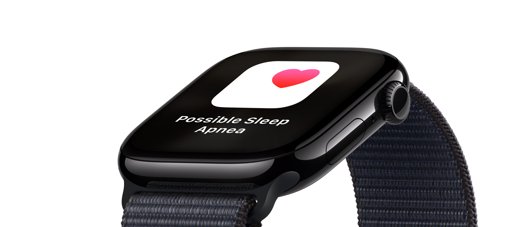 Powiadomienie Możliwy bezdech senny na Apple Watch Series 10.