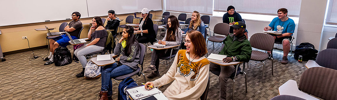 students in class