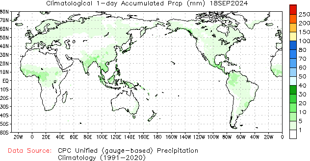 1-day Normal Precipitation (millimeters)