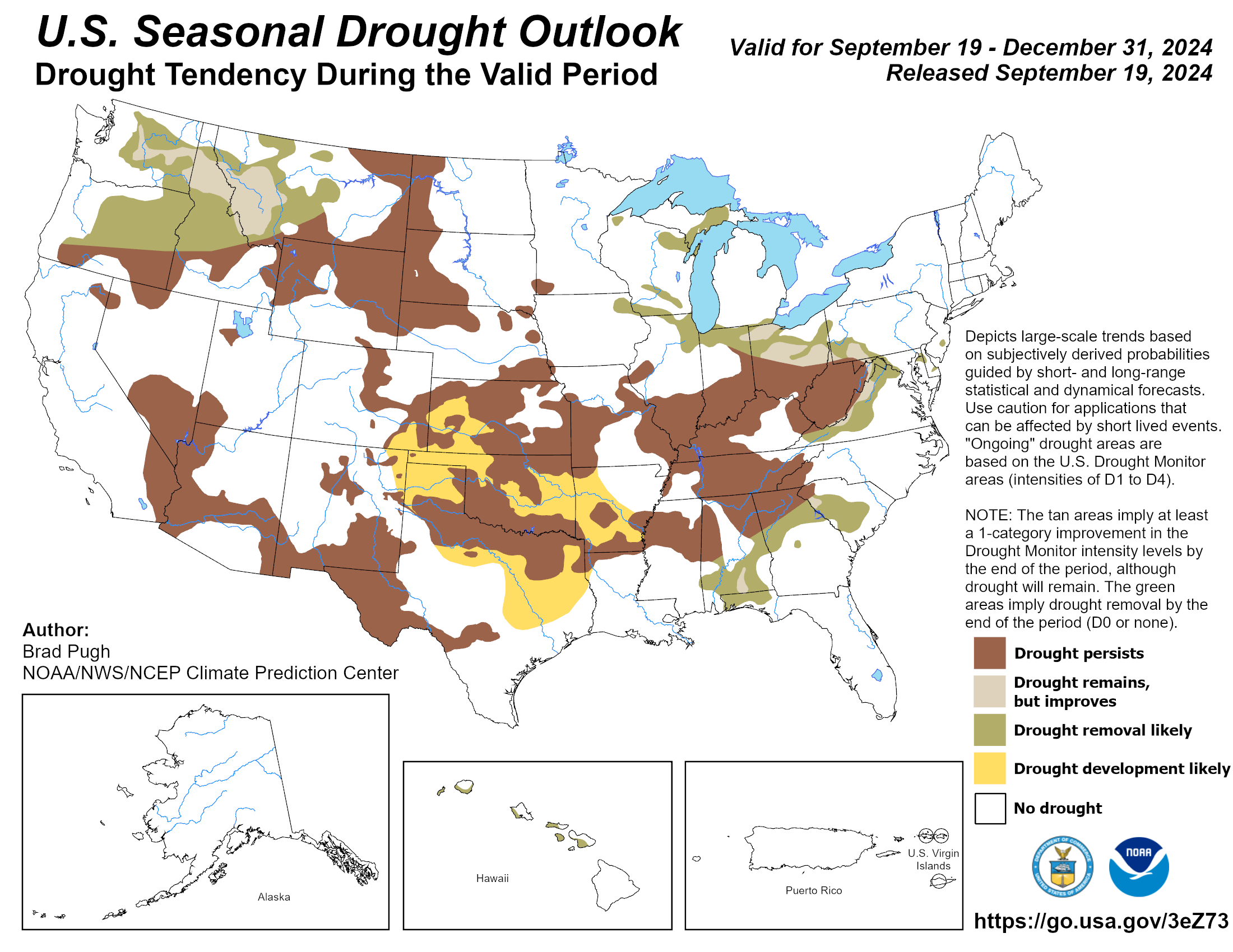 United States Seasonal Drought Outlook