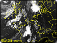 Europe Infrared Animated Satellite Loop