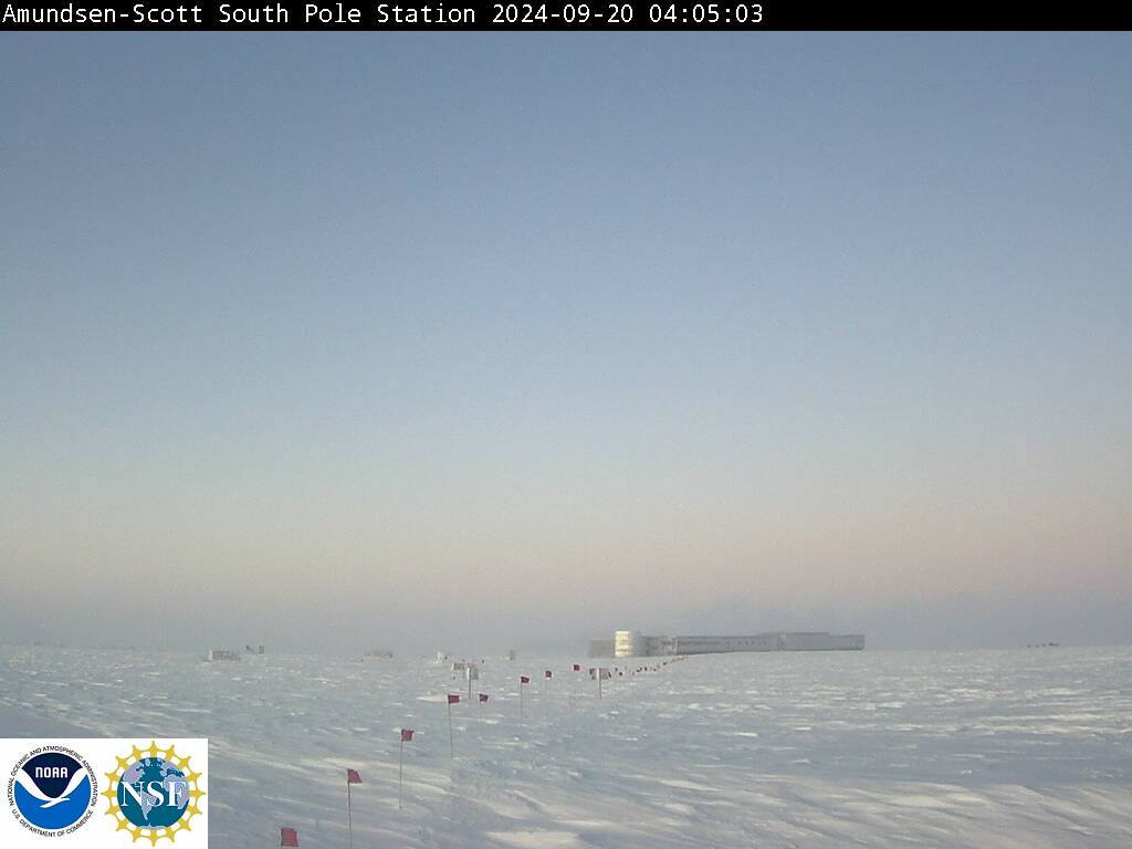 Latest Antarctica Photo of Amundsen-Scott South Pole