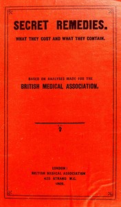 Secret remedies, British Medical Association