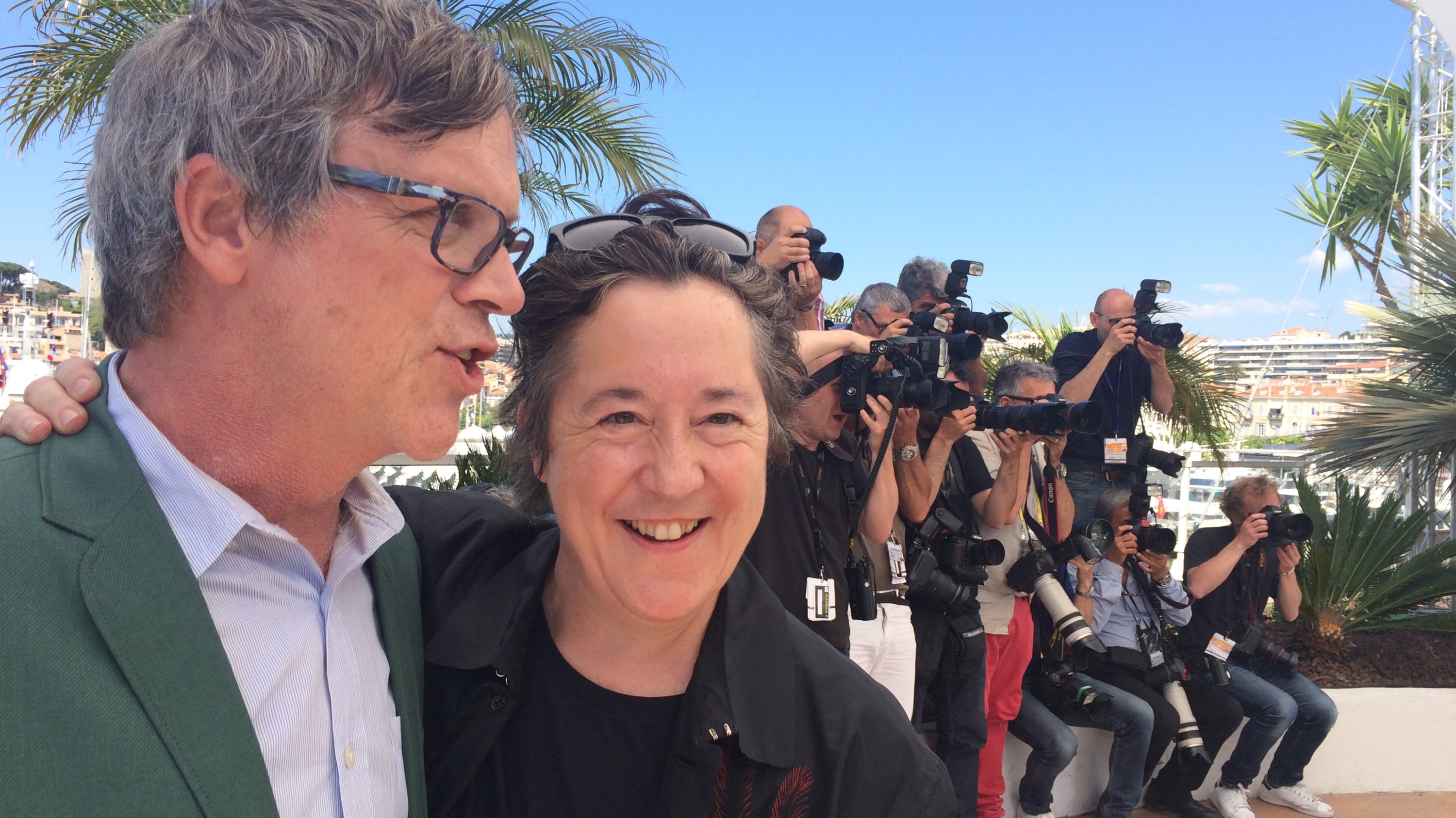 Todd Haynes and Christine Vachon at Cannes 2015