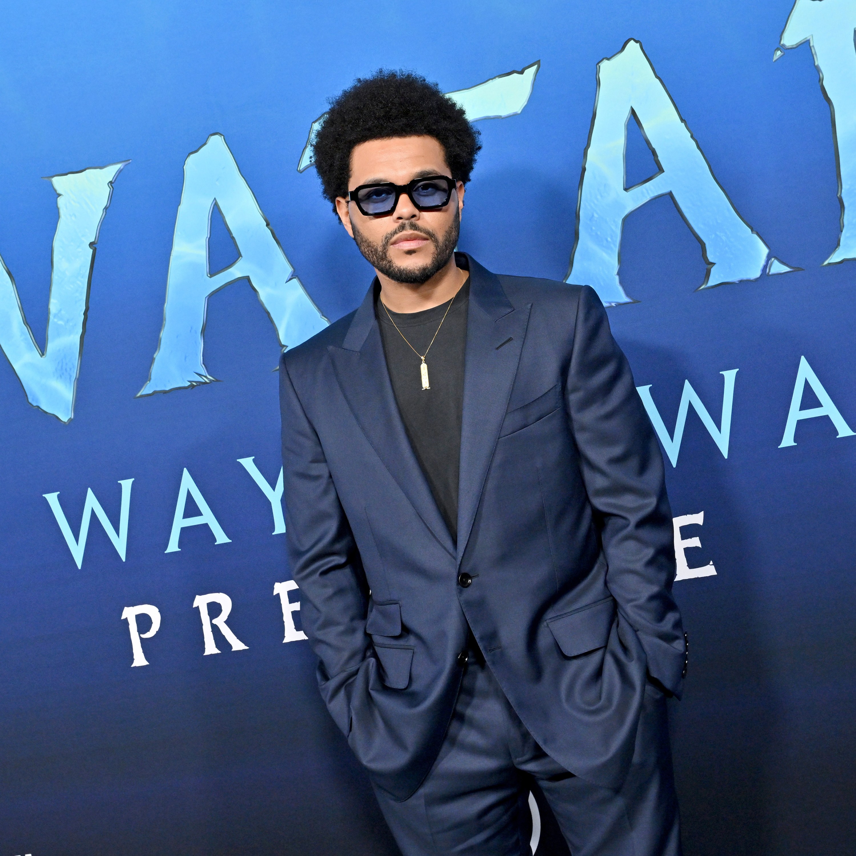 HOLLYWOOD, CALIFORNIA - DECEMBER 12: The Weeknd attends 20th Century Studio's "Avatar 2: The Way of Water" U.S. Premiere at Dolby Theatre on December 12, 2022 in Hollywood, California. (Photo by Axelle/Bauer-Griffin/FilmMagic)