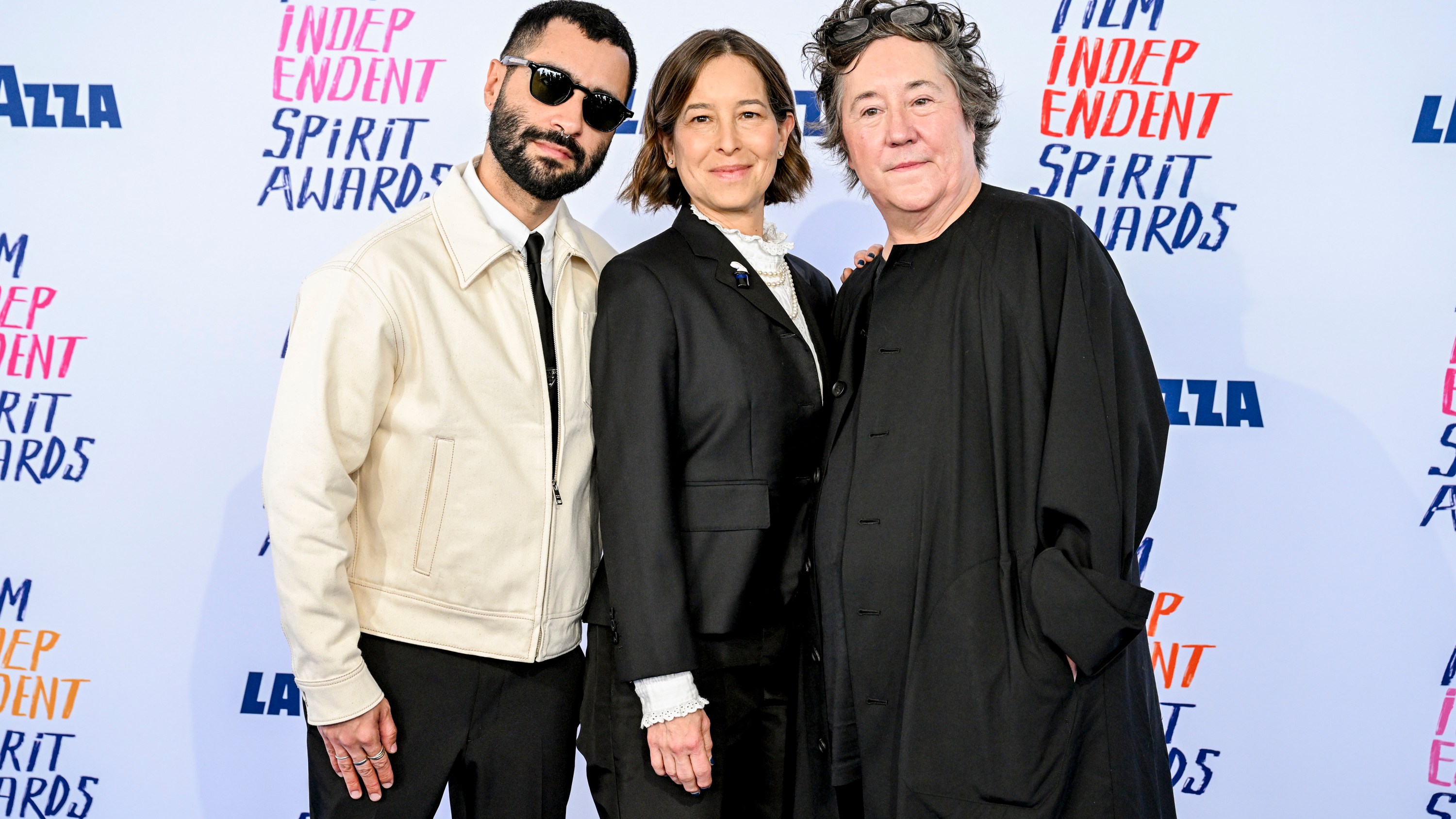 David Hinojosa, Pamela Koffler and Christine Vachon at the 2024 Film Independent Spirit Awards held at the Santa Monica Pier on February 25, 2024 in Santa Monica, California.