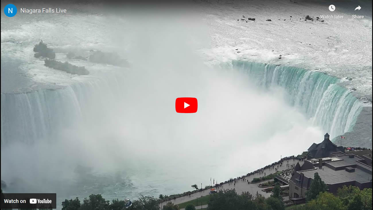 LIVE VIEW OF NIAGARA FALLS