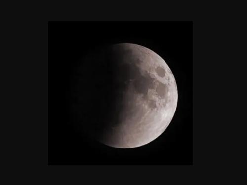 Image of a partial lunar eclipse, courtesy of NASA