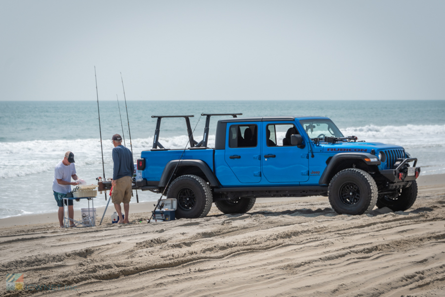 A 4x4 on Carova Beach NC