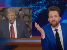 Late-Night Hosts Take Aim at Trump’s Mic Gaff: ‘Evidently He Does Have a Jobs Plan’